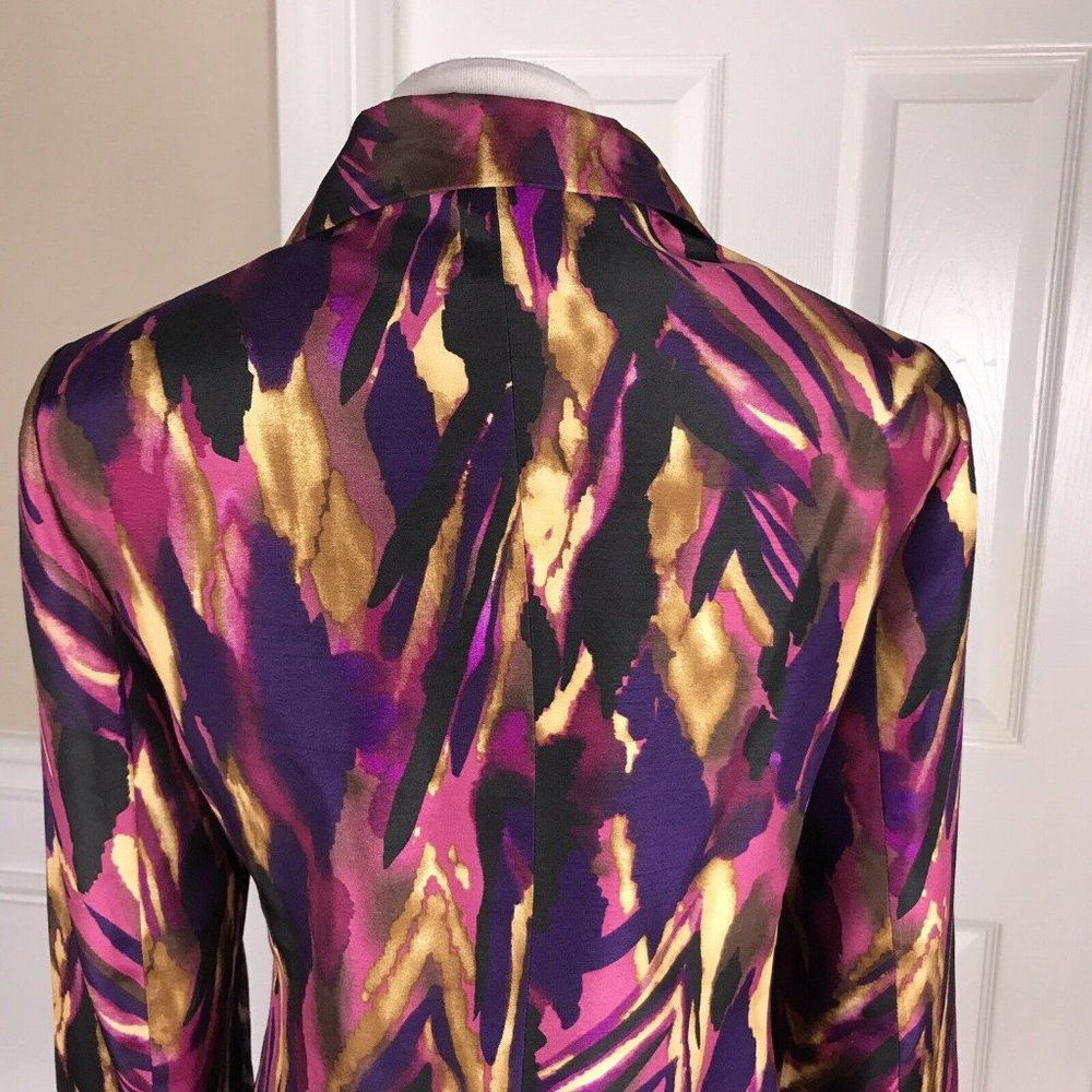 Kasper Single Breasted Polyester Lined Blazer - image 4